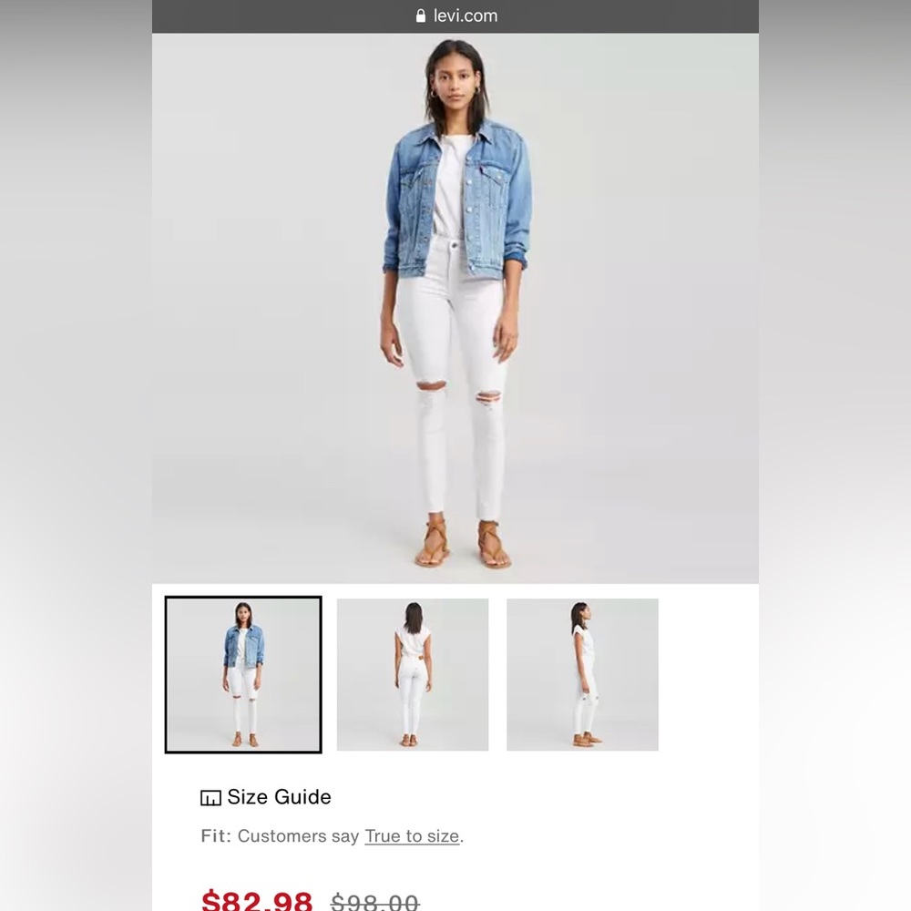 Levi’s 311 Shaping Skinny Jean